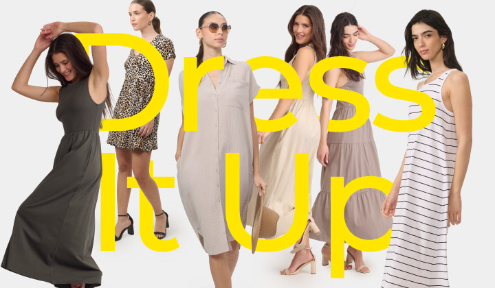 קנה עכשיו באנר  פרסומי שמלות מובייל